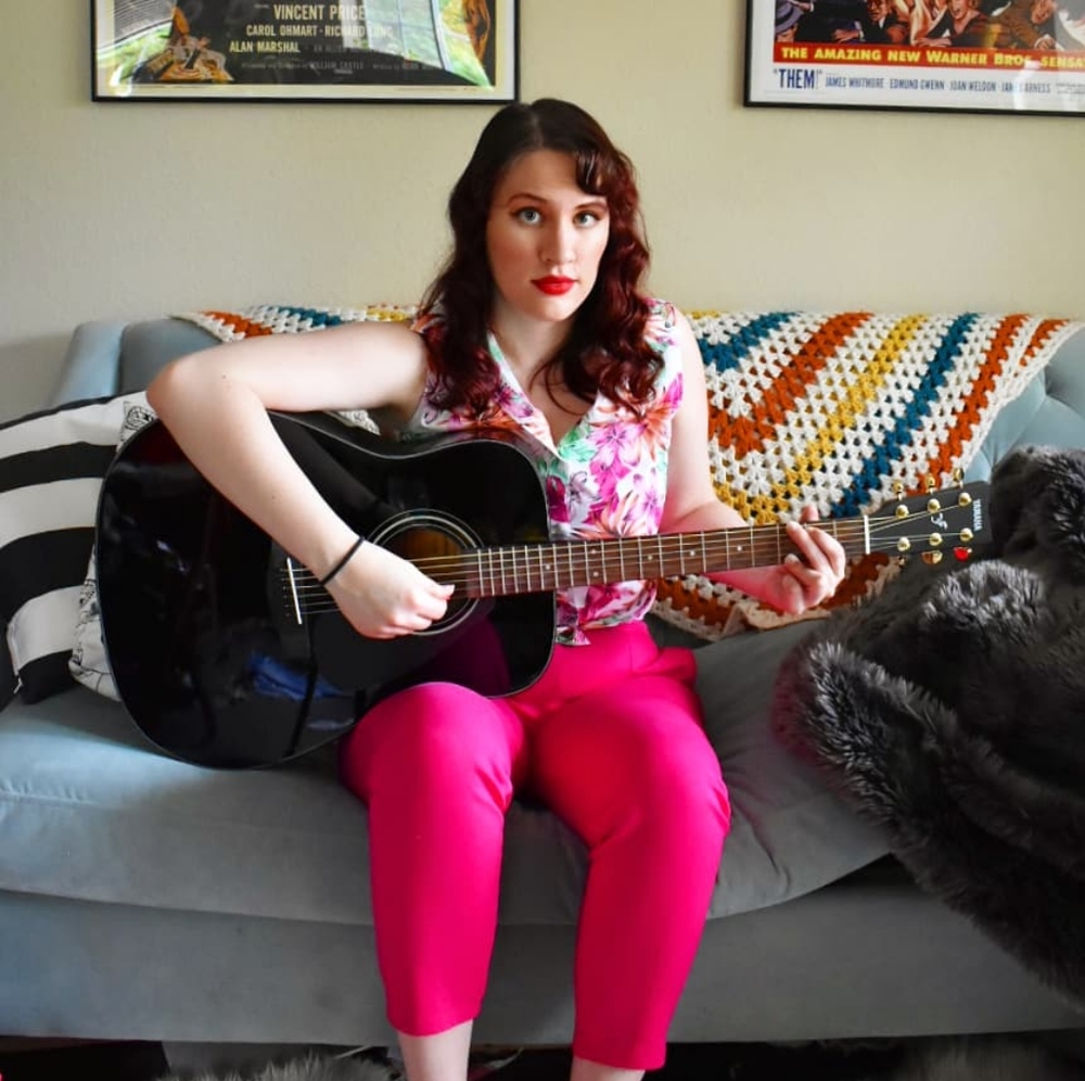 Vixen by Micheline Pitt - Cigarette Pants in Hot Pink - Size L